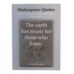 Ohlsson & Lohaven Magnet Shakespeare The Earth - Magnet