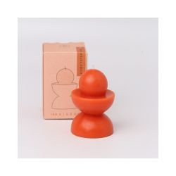 Billede af Paddywax Totem Candle Gizmo Red Orange - Lys