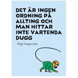 Astrid Lindgren Magnet Ingen Ordning - Magnet