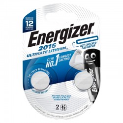 Energizer Ultimate Lithium CR2016 2 pack - Batteri