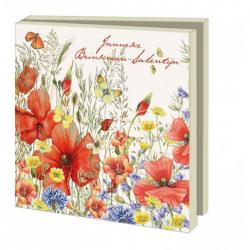 Bekking & Blitz Card Set Poppies - Brevpapir
