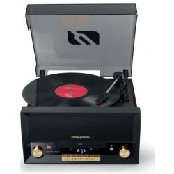 Muse Mt-112 W Turntable Micro System Fm Bt Cd Usb Retro - Pladespiller