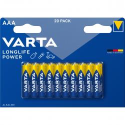 Varta Longlife Power Aaa 20 Pack - Batteri