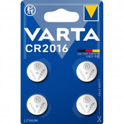 Varta Cr2016 Lithium Coin 4 Pack - Batteri