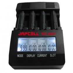 JAPCELL BC-4001 batterilader til 4 AA / AAA batterier (ekskl. batterier)
