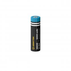 Armytek 18650 Li-Ion 3200mAh battery / Without PCB / Rechargeable - Batteri