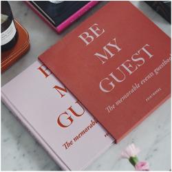 Printworks Guest Book - Rust/pink - Gæstebog