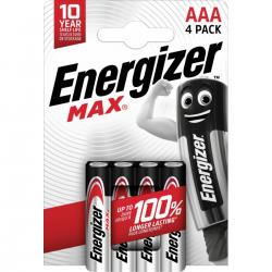 Energizer Max AAA 4 Pack - Batteri