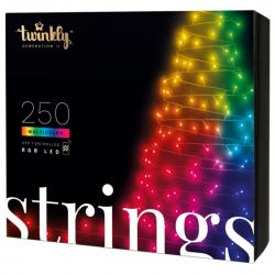 Twinkly Strings. 20m. Black Cable - Lyskæde