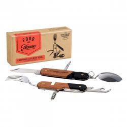 Gentlemen's Hardware Camping Cutlery Tool Wood - Multitool
