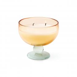 Paddywax Candle Glass Goblet Yellow/blu - Duftlys