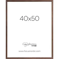 Focus Rock Walnut veneer 40X50 - Ramme Focus Rock Walnut veneer 40X50 - Ramme