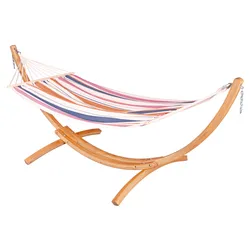 Chillounge® Wood Set (single, Sunrise, Nature) - Hængekøje