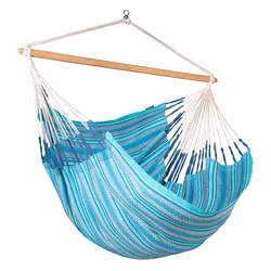 Habana Azure - Organic Cotton Kingsize Hammock Chair - Hængekøje